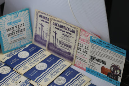 Vintage View-Master Lot w/ Viewer + 30+ Reels FT Snow White Coronation Banff Vatican