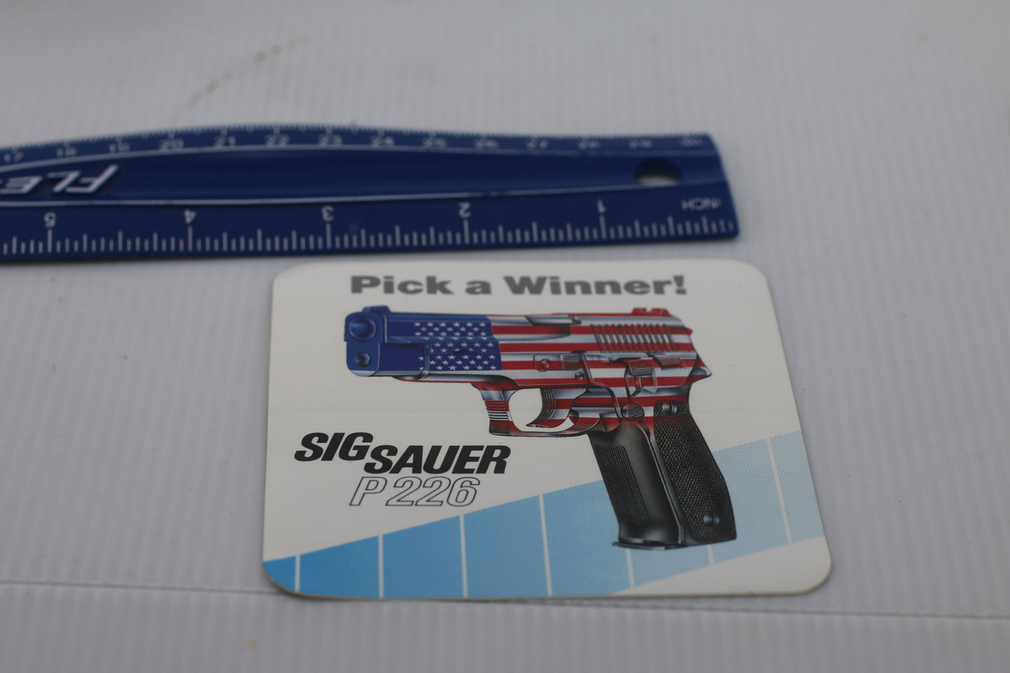 Souvenir 1985 Sigarms Catalog Rare sticker Sig Sauer P226 Pick a Winner