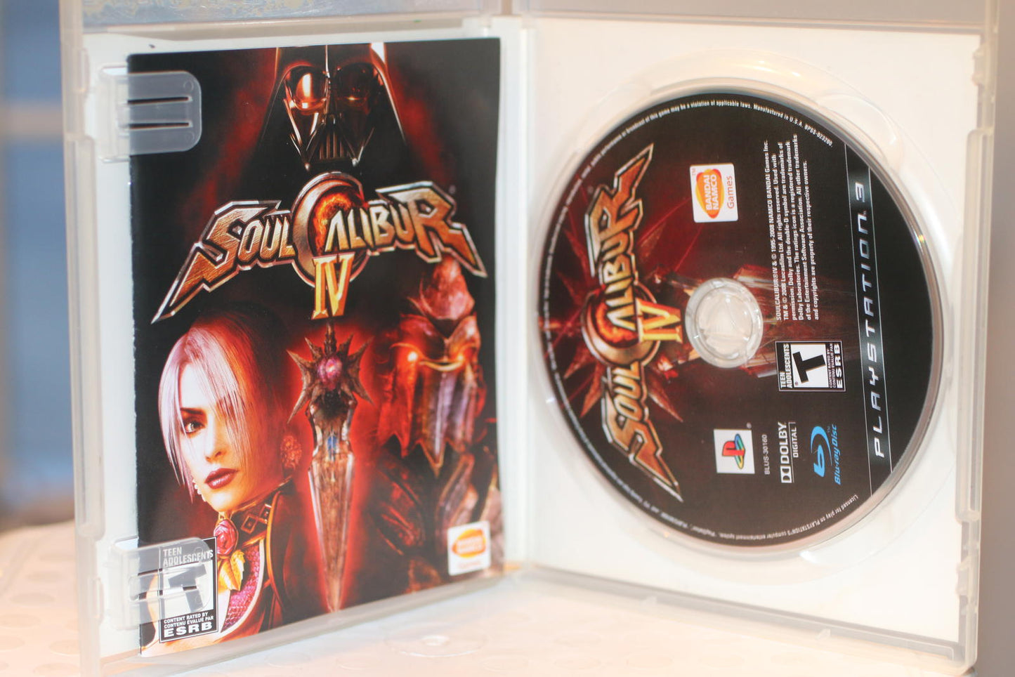 Soul Calibur IV PlayStation 3 Video Game Complete in box with Manual