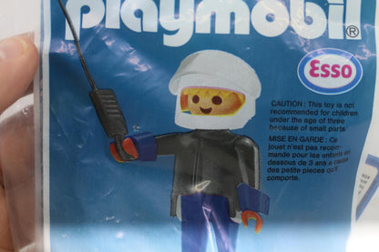Vintage PLAYMOBIL ESSO Man with Radio and Helmet 1985 SEALED Figurine New rare
