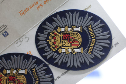 POLICÍA PORTUARIA local rubber badge