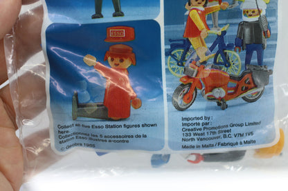 Vintage PLAYMOBIL ESSO Man with Radio and Helmet 1985 SEALED Figurine New rare