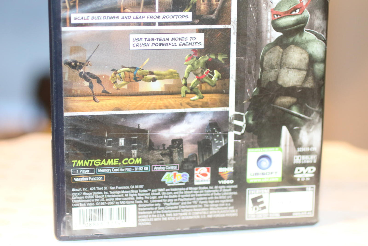 TMNT Teenage Mutant Ninja Turtles PlayStation 2 Game