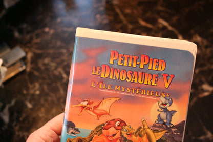 Vhs Petit-Pied Le Dinosaur V - L'Île Mystérieuse 1997 French Français