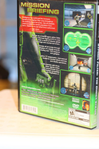 Syphon Filter: The Omega Strain PlayStation 2 Video Game Complete in box mAnual