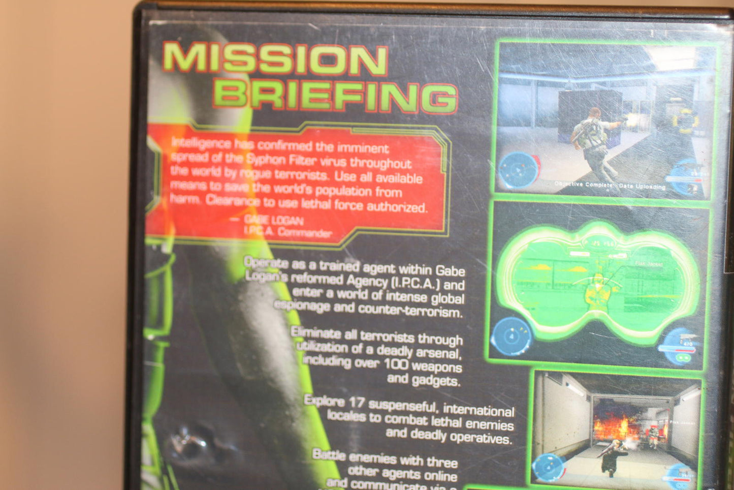 Syphon Filter: The Omega Strain PlayStation 2 Video Game Complete in box mAnual