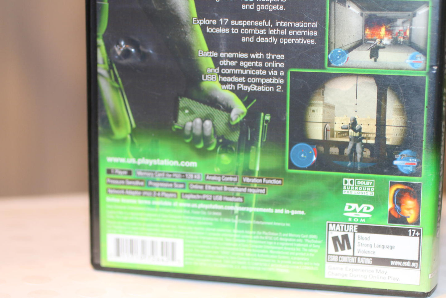 Syphon Filter: The Omega Strain PlayStation 2 Video Game Complete in box mAnual