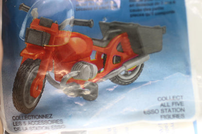 Vintage PLAYMOBIL ESSO Motorcycle vehicle 1985 SEALED Figurine New rare