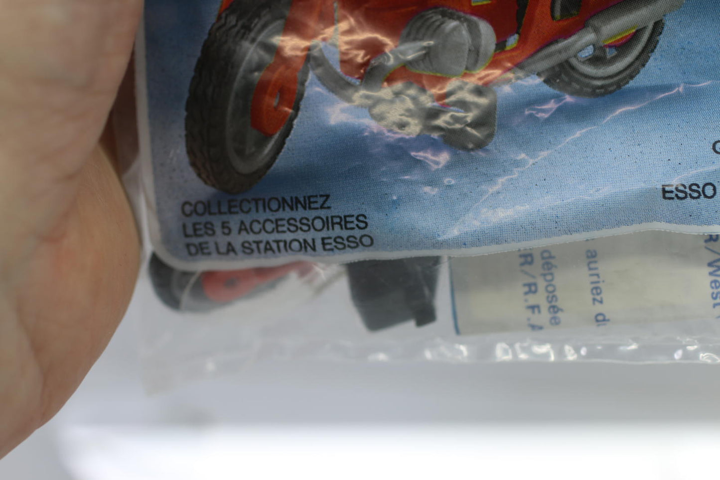 Vintage PLAYMOBIL ESSO Motorcycle vehicle 1985 SEALED Figurine New rare