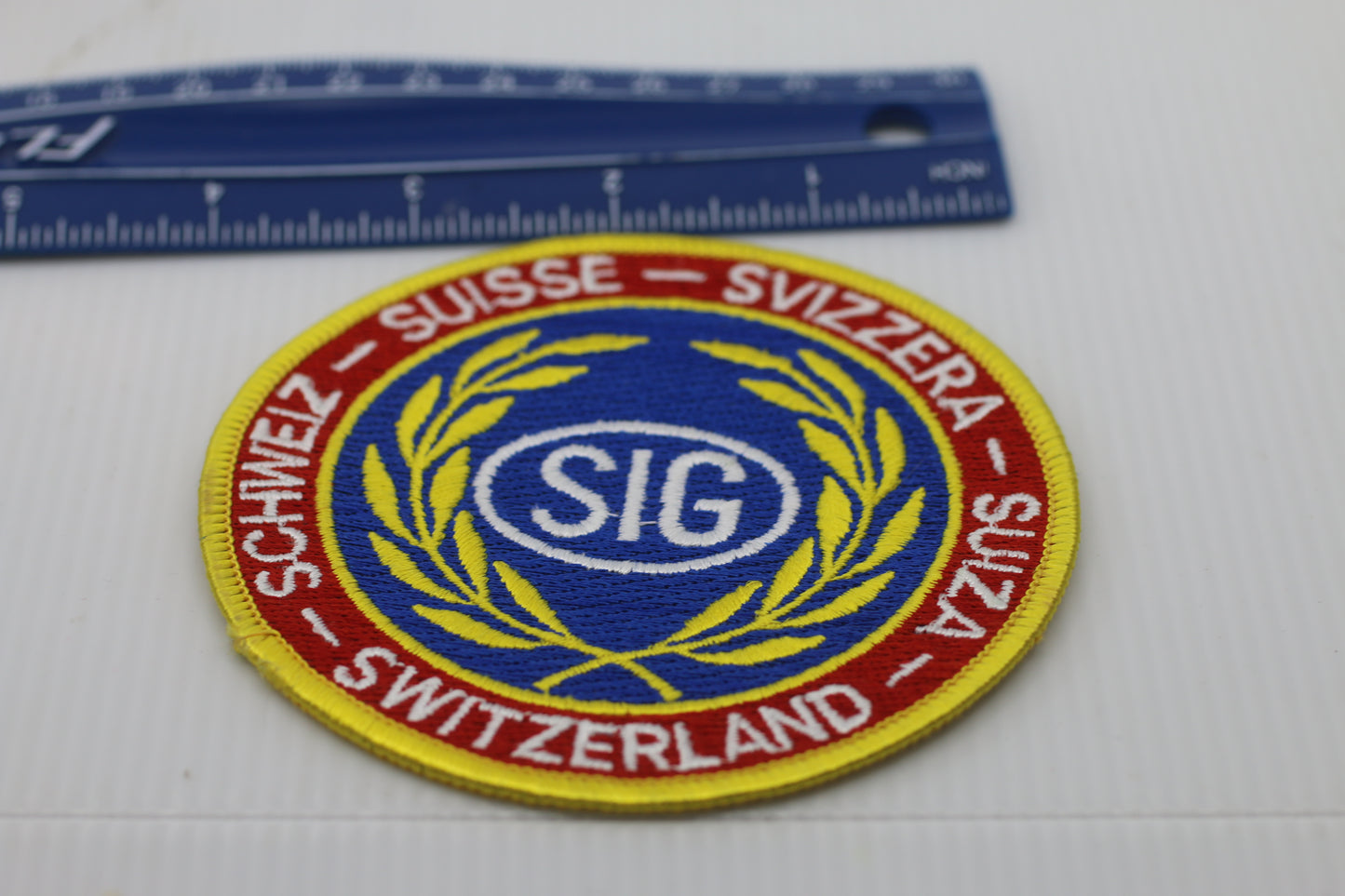 VINTAGE SIG Schweiz Suisse Switzerland Iron On Patch #3