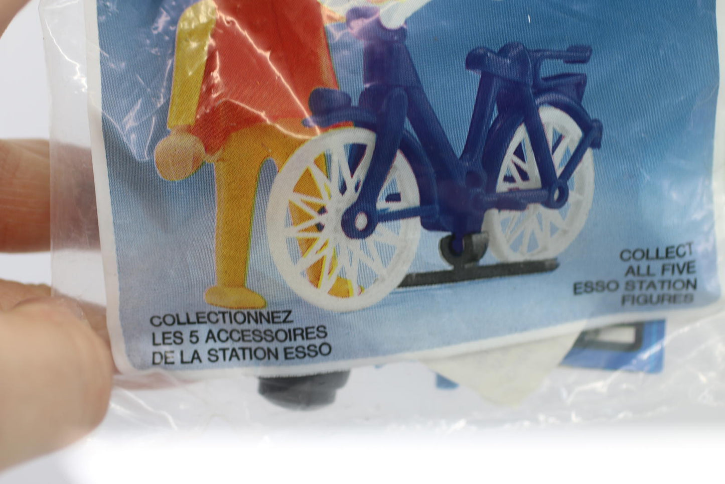 Vintage PLAYMOBIL ESSO Woman & Bike 1985 SEALED Figurine New rare