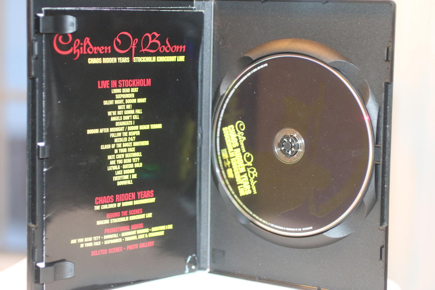 Children Of Bodom Chaos Ridden Years Stockholm Knockout Live DVD