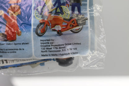Vintage PLAYMOBIL ESSO Woman & Bike 1985 SEALED Figurine New rare