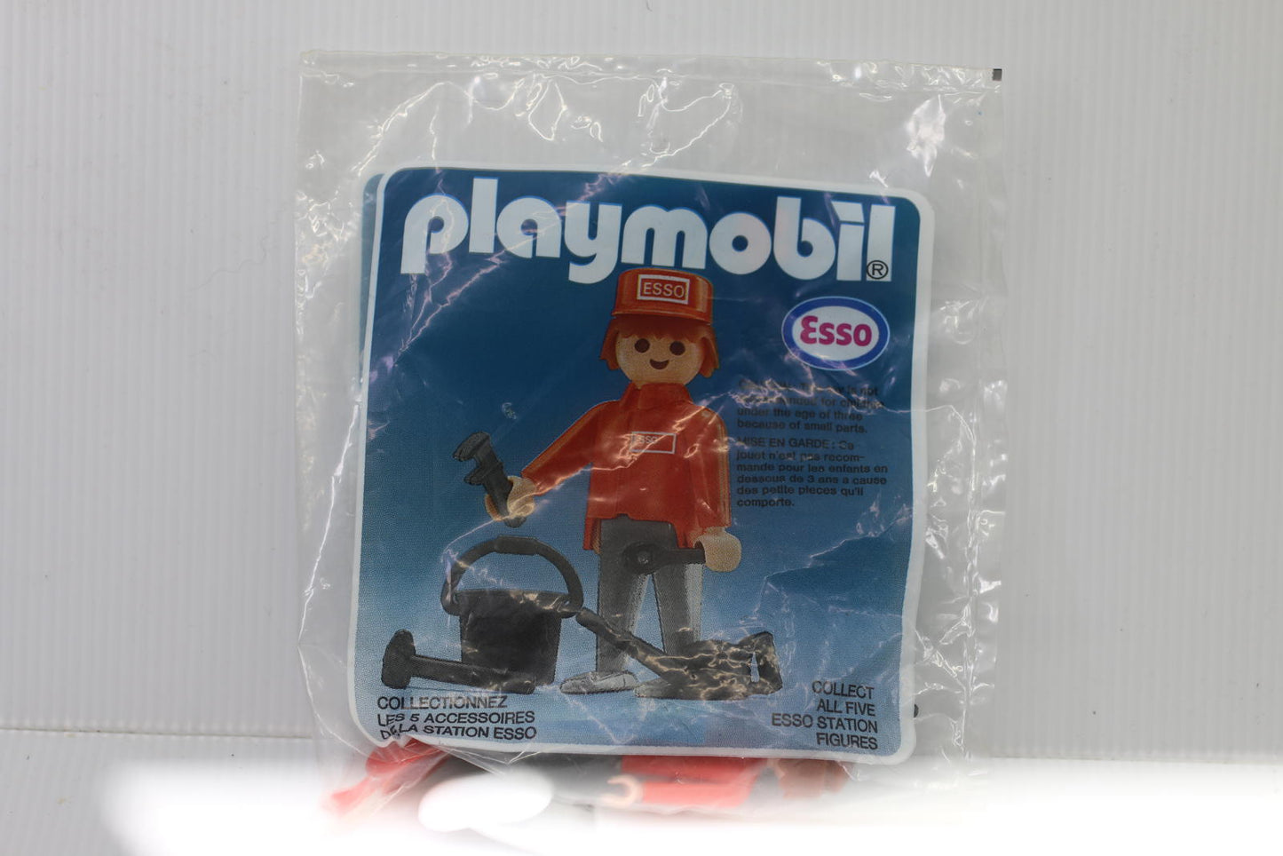 Playmobil Esso Gas Station Worker Figure in Original Packaging 1985