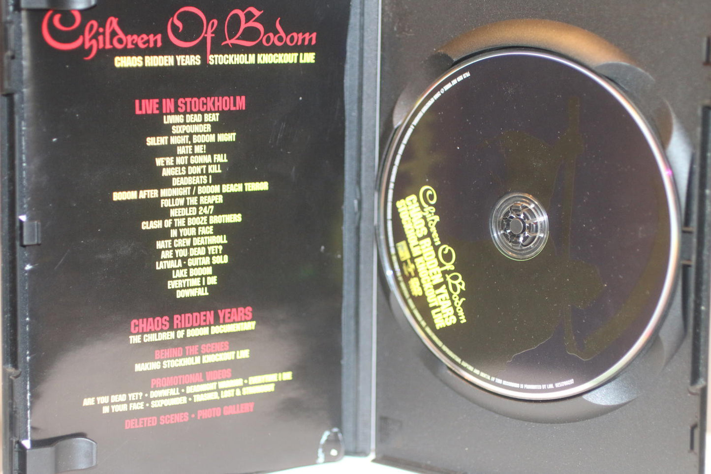 Children Of Bodom Chaos Ridden Years Stockholm Knockout Live DVD