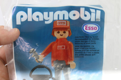 Playmobil Esso Gas Station Worker Figure in Original Packaging 1985