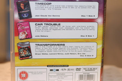 4 Great DVD Movies Collection - Donnie Darko, Car Trouble, Timecop, Transformers