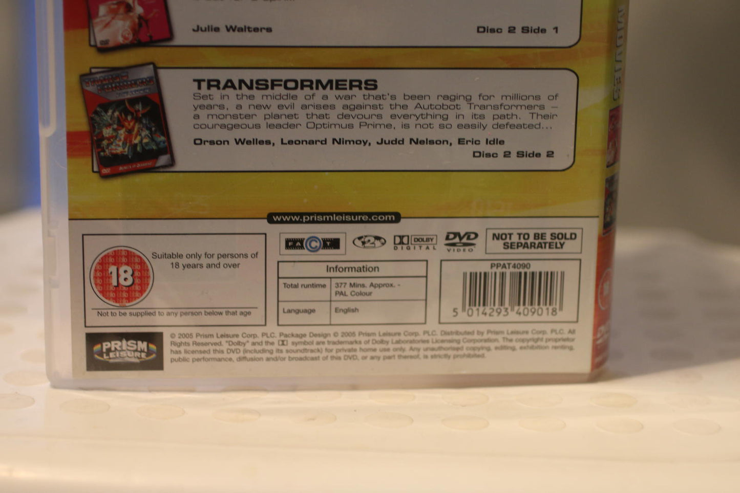 4 Great DVD Movies Collection - Donnie Darko, Car Trouble, Timecop, Transformers