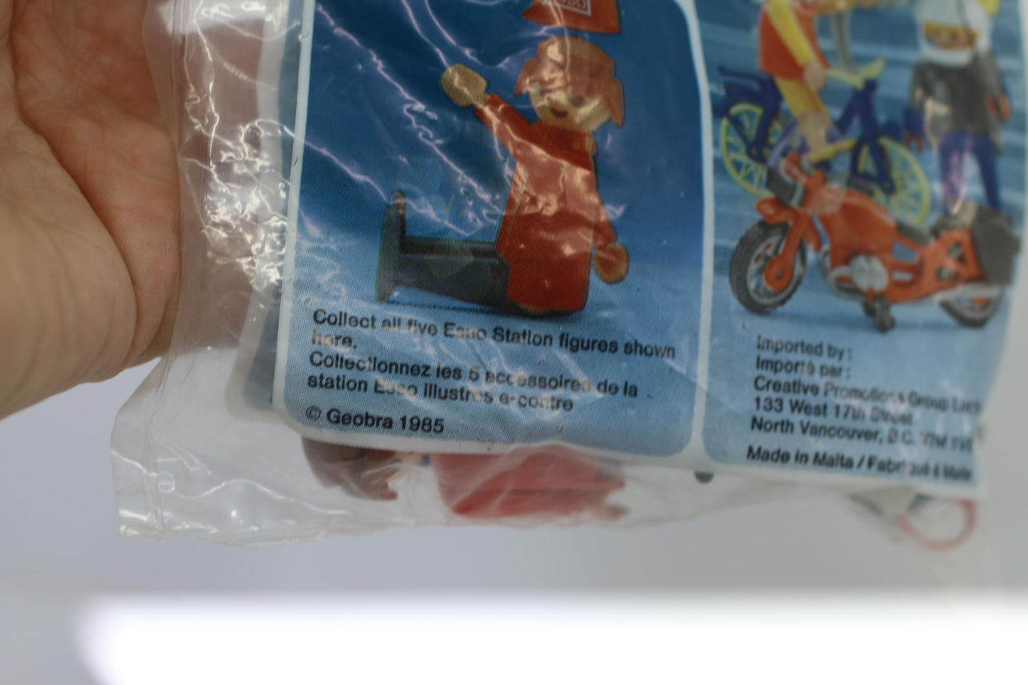 Playmobil Esso Gas Station Worker Figure in Original Packaging 1985