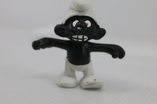 Angry Smurf Black Teeth Vintage 20007 Figure Schleich Peyo Figurine 1966-Large