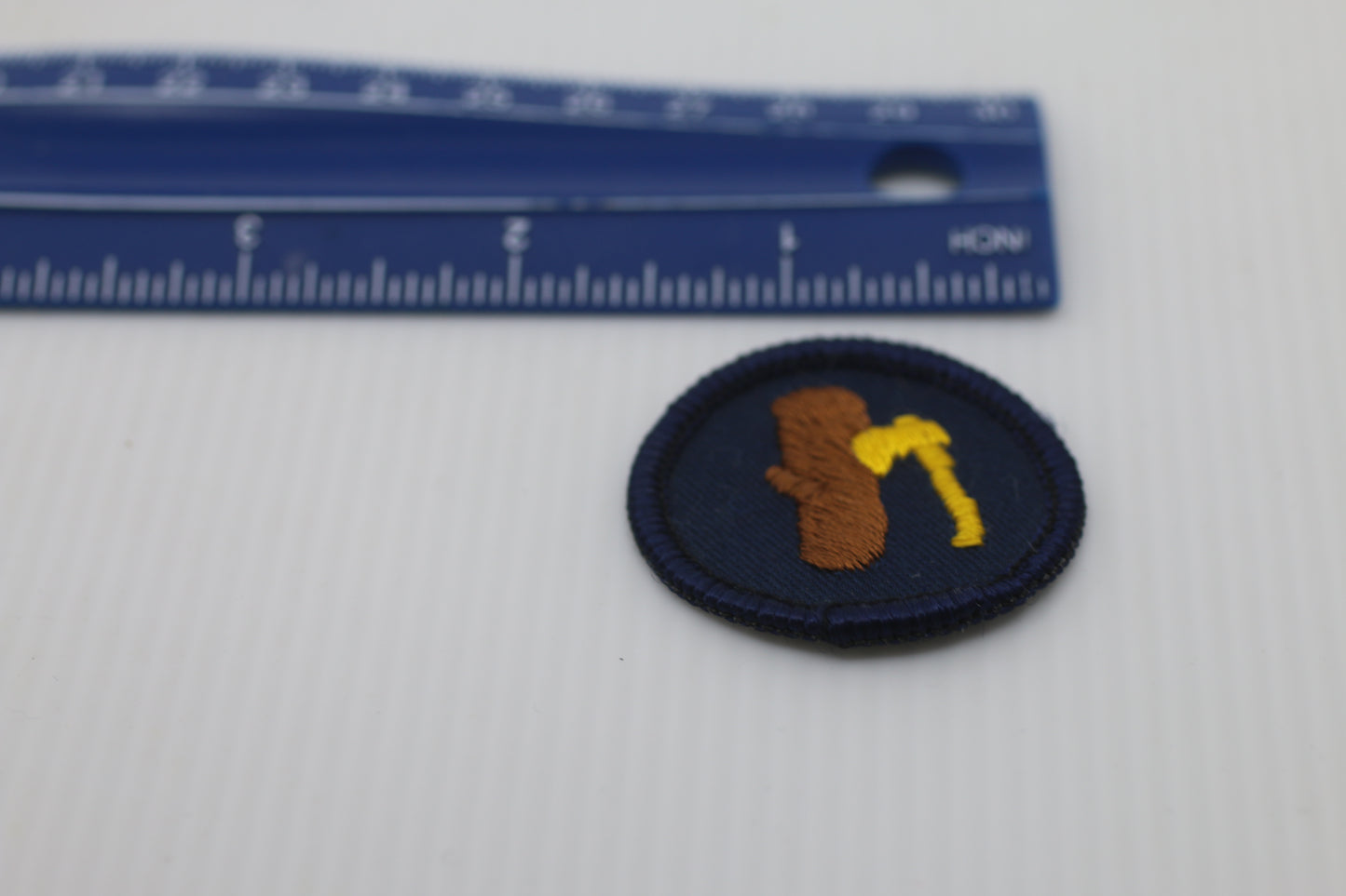 Vintage Girl Guides Scouts Blue LumberJill Patch Badge Canada Canadian