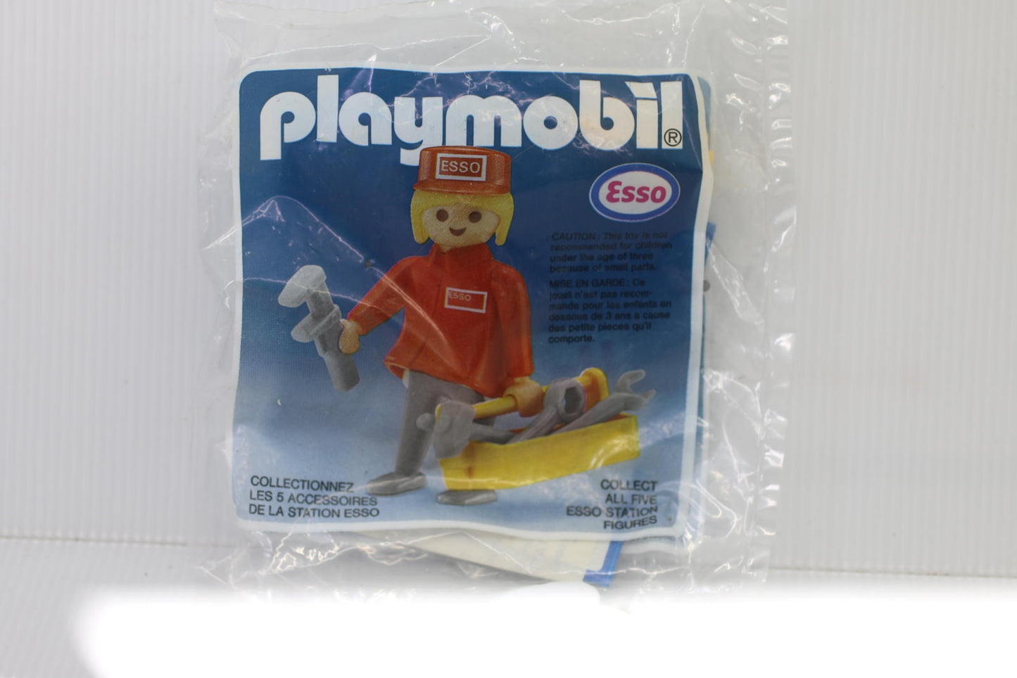 Vintage PLAYMOBIL ESSO mECHANICIAN 1985 SEALED Figurine New rare FIGURE