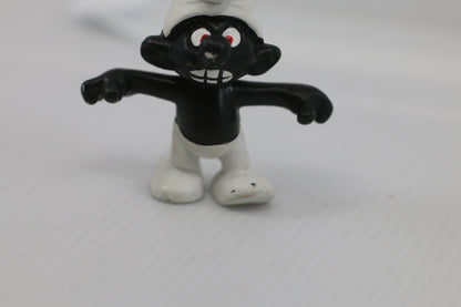 Angry Smurf Black Teeth Vintage 20007 Figure Schleich Peyo Figurine 1966-Large
