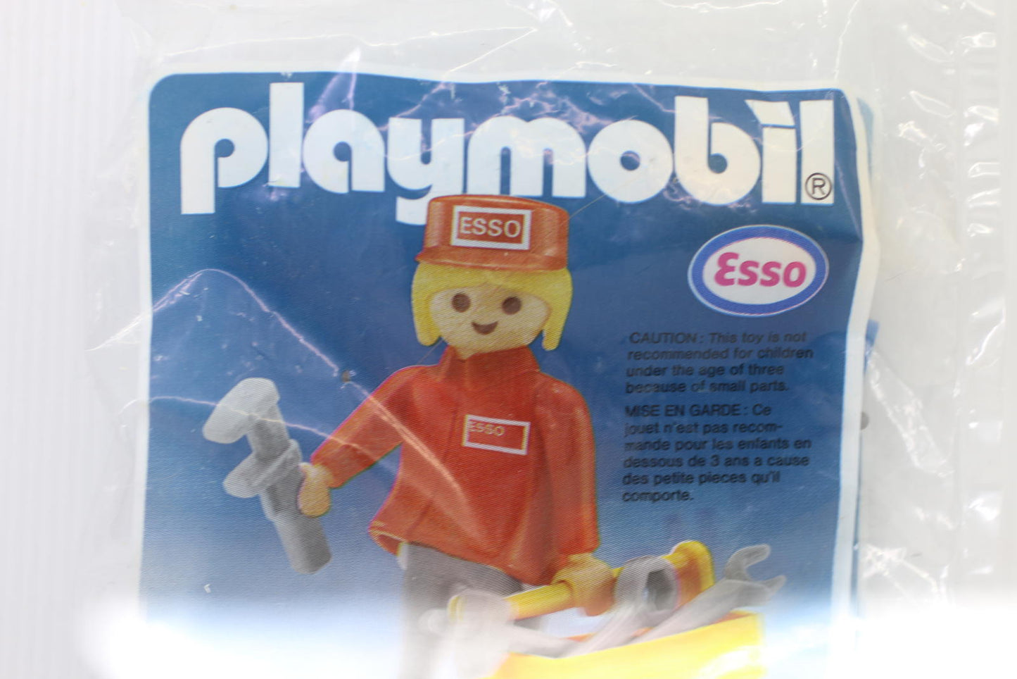 Vintage PLAYMOBIL ESSO mECHANICIAN 1985 SEALED Figurine New rare FIGURE
