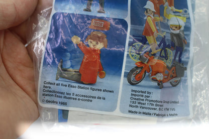 Vintage PLAYMOBIL ESSO mECHANICIAN 1985 SEALED Figurine New rare FIGURE