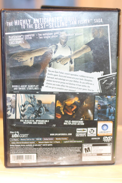Splinter Cell Double Agent PlayStation 2 vIDEO Game