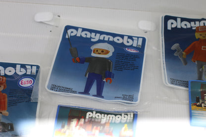 Vintage Playmobil Esso Empty Bags Inserts Booklets Lot 1980s Original