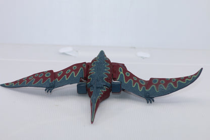 Vintage 1990s Transforming Pterodactyl Robot Figure Dinosaur Toy