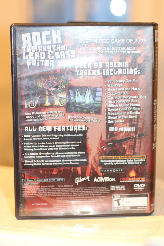 Guitar Hero II PlayStation 2 vIDEO Game