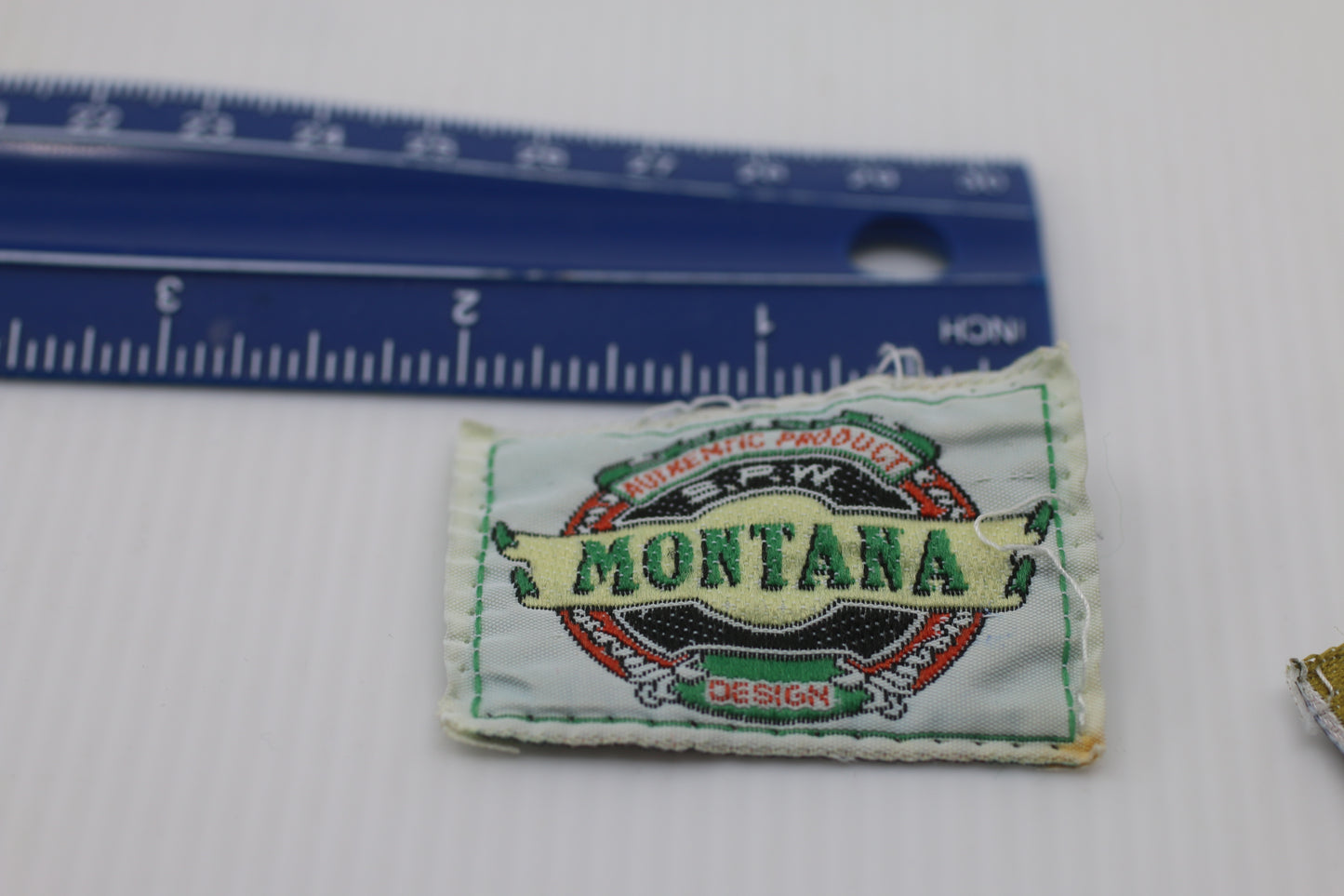 Vintage Souvenir Patch Badge Authentic product MONTANA Design logo pants