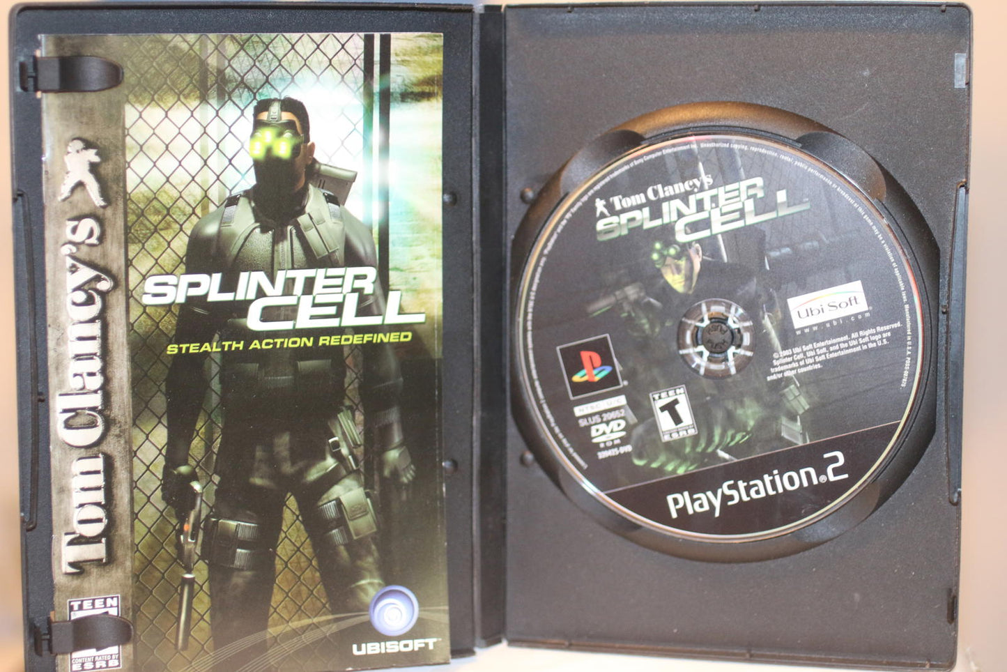 Splinter Cell Sony Ps2 Greatest Hits CompleteInBox Stealth action Redefined game