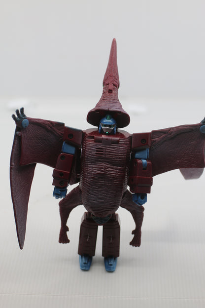 Vintage 1990s Transforming Pterodactyl Robot Figure Dinosaur Toy