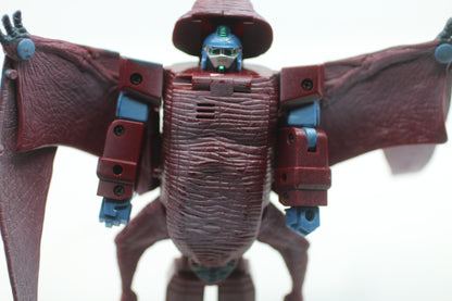 Vintage 1990s Transforming Pterodactyl Robot Figure Dinosaur Toy