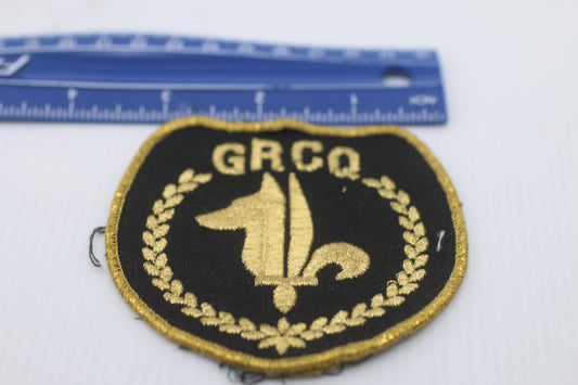 Patch uniforme décollage Groupe de Recherches Canines Du Québec GRCQ