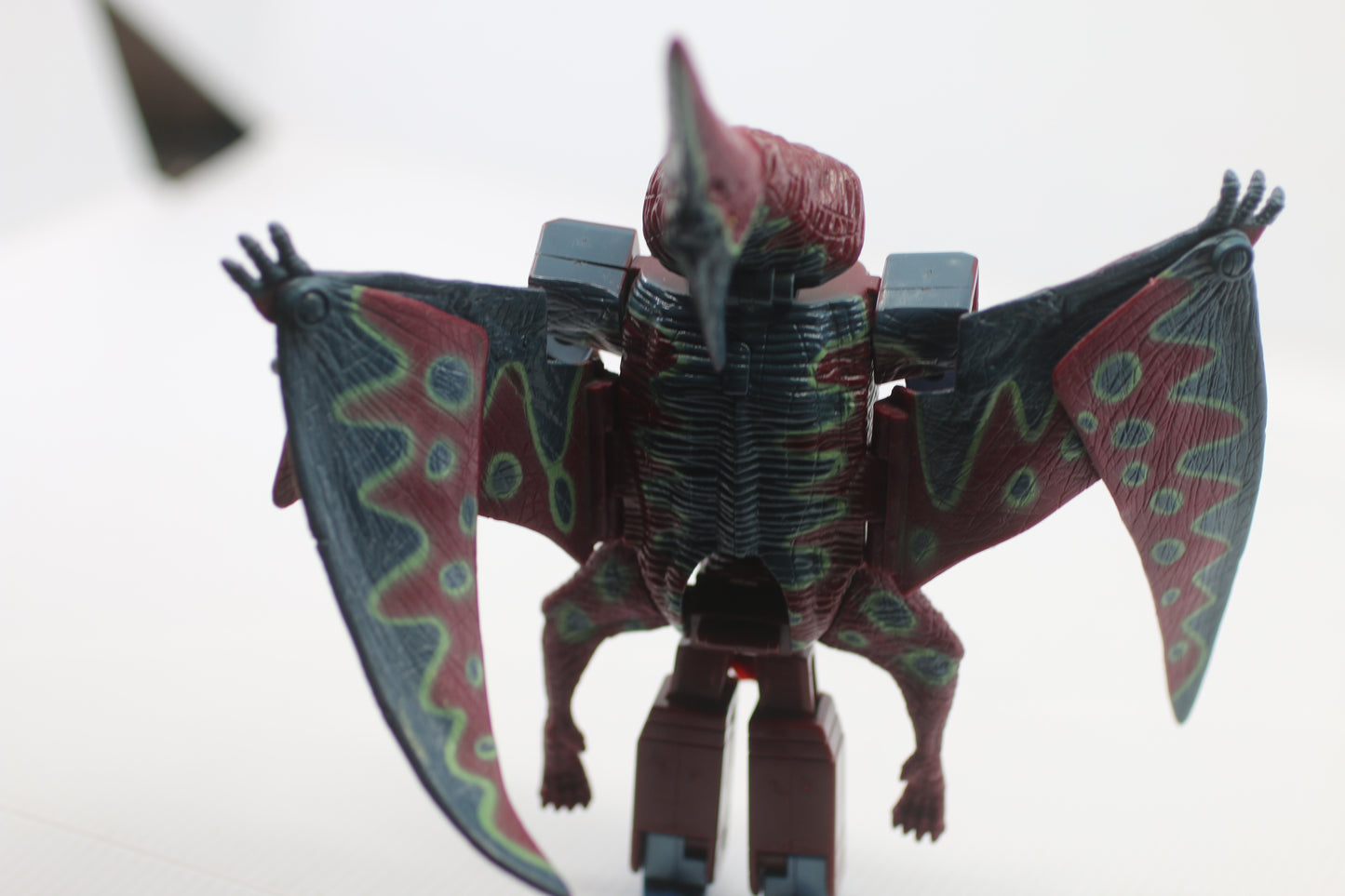 Vintage 1990s Transforming Pterodactyl Robot Figure Dinosaur Toy