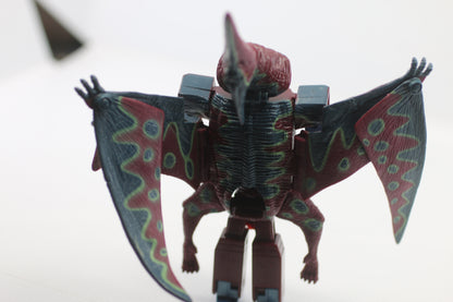 Vintage 1990s Transforming Pterodactyl Robot Figure Dinosaur Toy