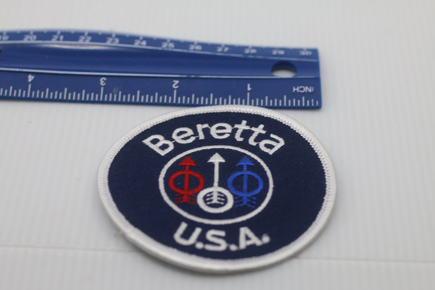 Beretta Firearms USA Patch Iron On Embroidered Vintage NOS #3