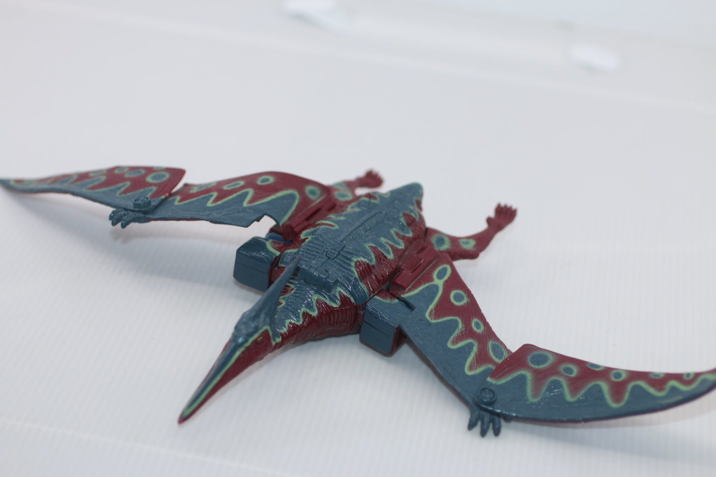 Vintage 1990s Transforming Pterodactyl Robot Figure Dinosaur Toy