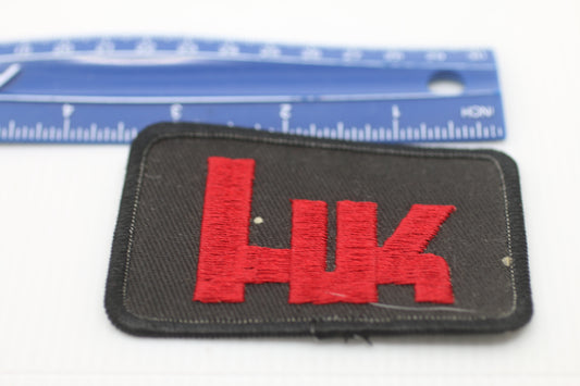 Heckler & Koch HK RED LOGO Embroider Hook/Loop PATCH P7 P7M8 P7M10 MP5 HK45 VP9