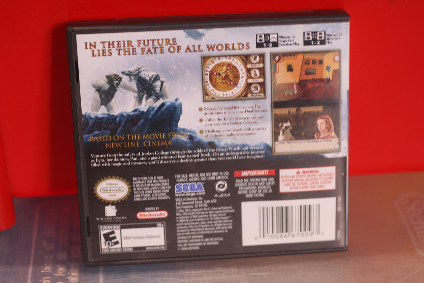The Golden Compass Nintendo DS Video Game Complete in box W/ manual