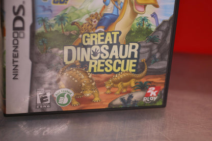 Go Diego Go! Great Dinosaur Rescue Nintendo DS Video Game Complete in box Manual
