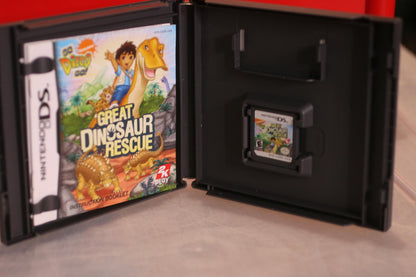 Go Diego Go! Great Dinosaur Rescue Nintendo DS Video Game Complete in box Manual