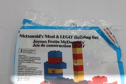 Vintage 1986 McDonalds Happy Meal LEGO Building Sets Boat Ship New Old Stock