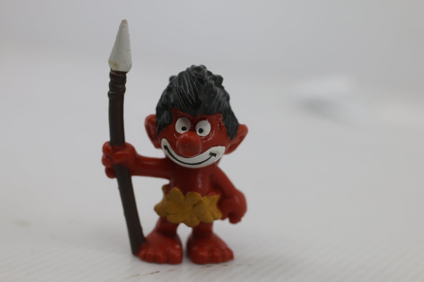 Peyo Smurfs Jungle Native Wild Smurf Figure, Bully Figurine. West Germany