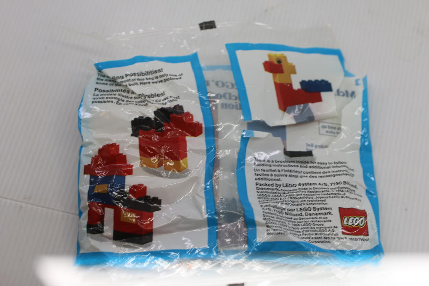 Vintage 1986 McDonalds Happy Meal LEGO Building Sets Boat Ship New Old Stock