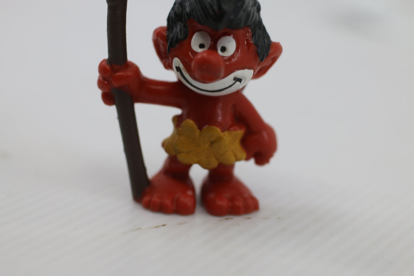 Peyo Smurfs Jungle Native Wild Smurf Figure, Bully Figurine. West Germany